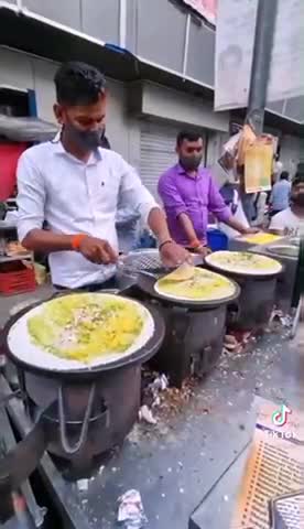Making martabak skill