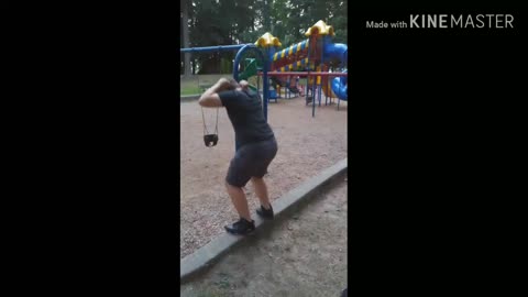 He Didn't Tuck - Front Flip Fail