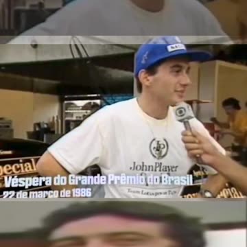 Humor - Galvão entrevista Senna no GP Brasil de 1986 - qual é o idioma???