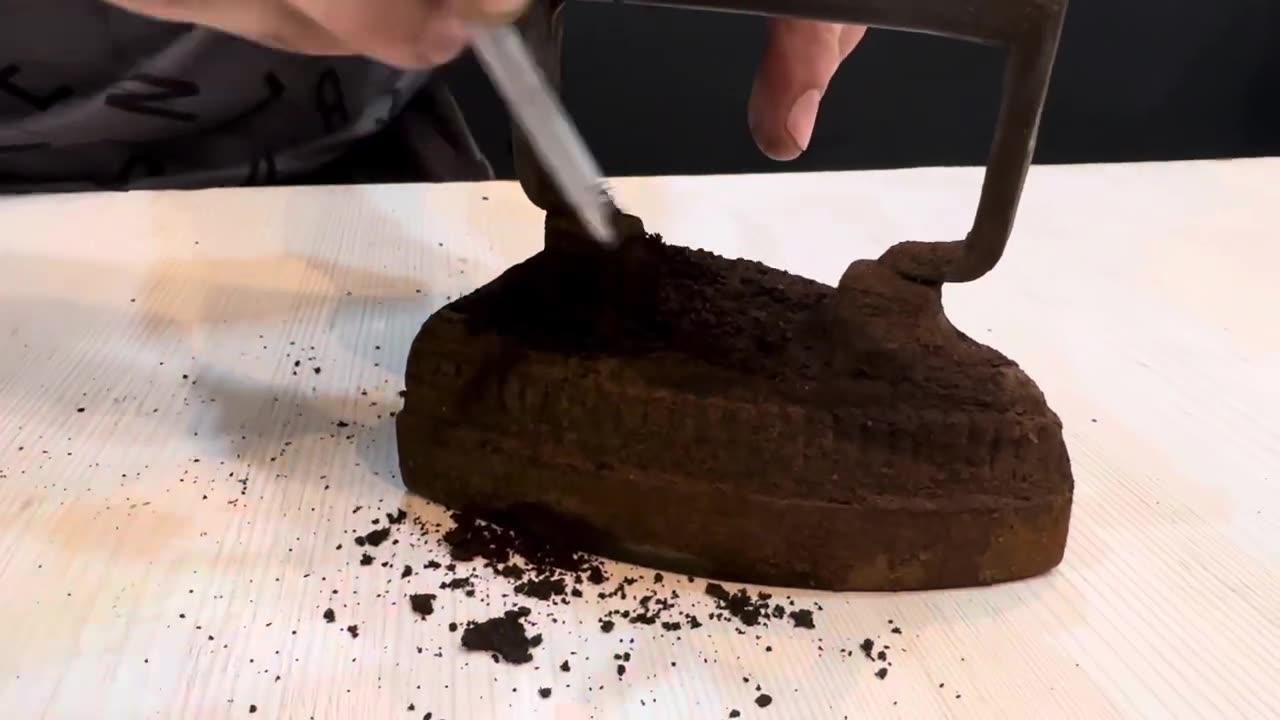 Restoration Of An Old Rusty Iron --- AF invention