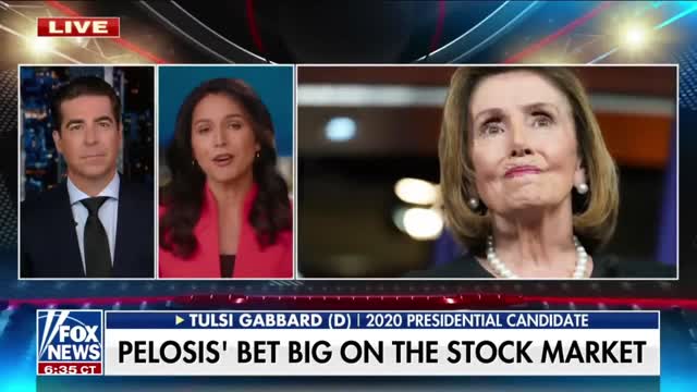 Tulsi Gabbard responds to Pelosi's denials of giving family market advice