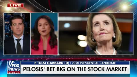 Tulsi Gabbard responds to Pelosi's denials of giving family market advice