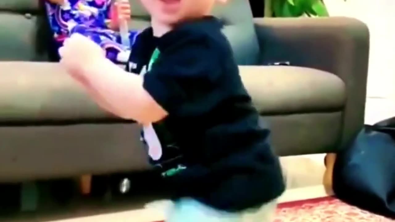 Baby cute dance 🩰 😂