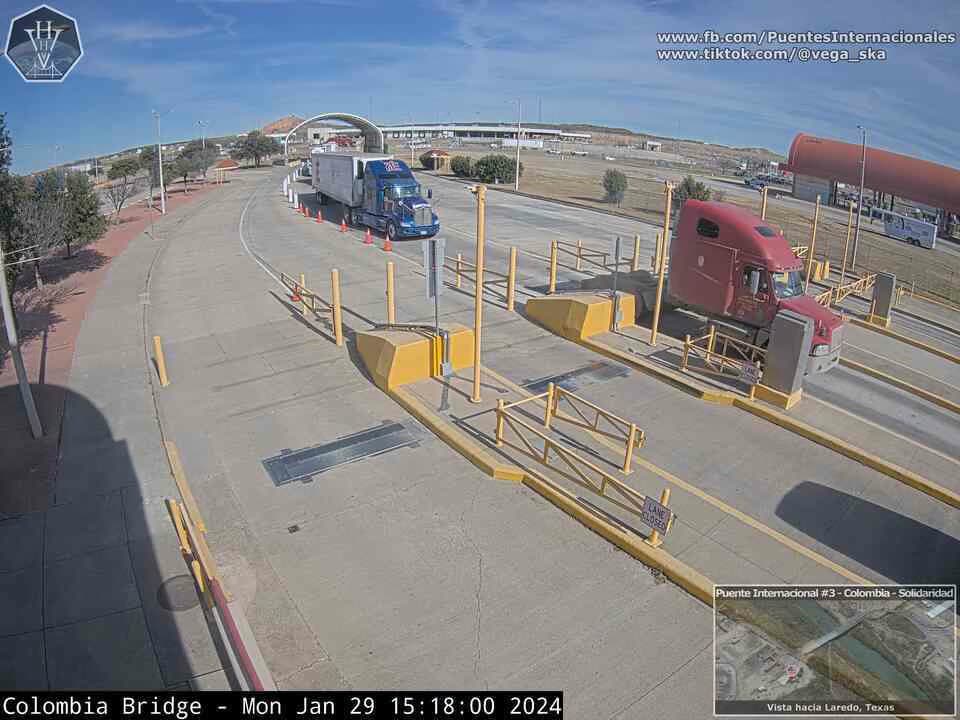 2024-01-29 - Puente Internacional 3 (viendo hacia Laredo, Texas)