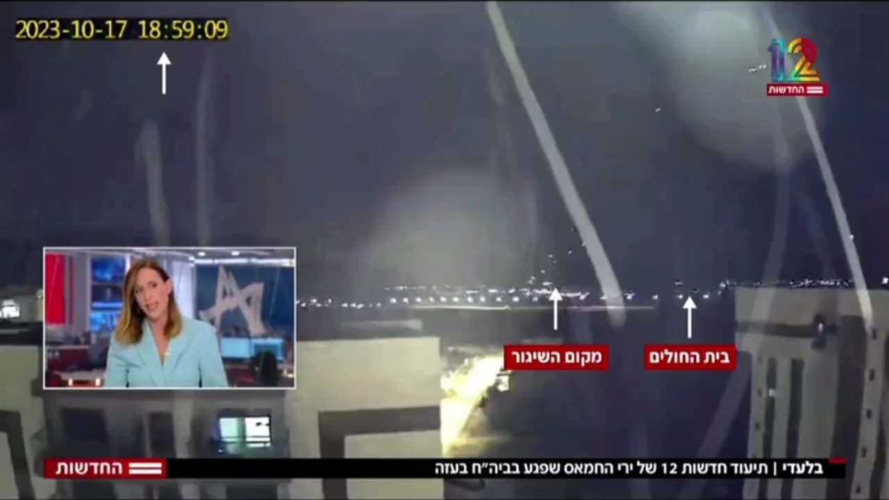 💥🇮🇱 Israel War | The Failed Rocket Launch Hitting a Hospital in the Gaza Strip | RCF