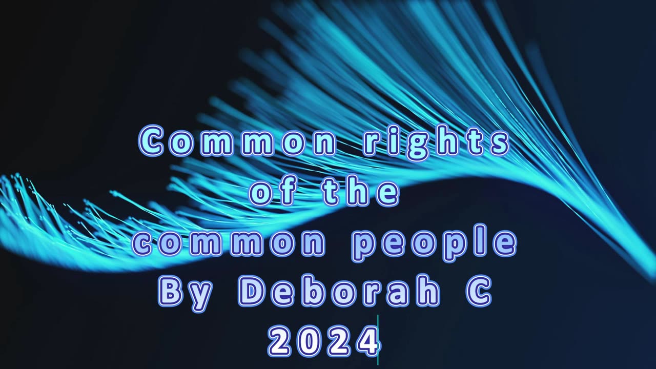 Our Common Rights, learn them and live them.