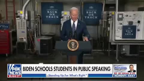 Joe Biden speaks publicly