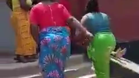 African moms enjoying a simple life