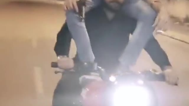 Dangerous Bike Stunt