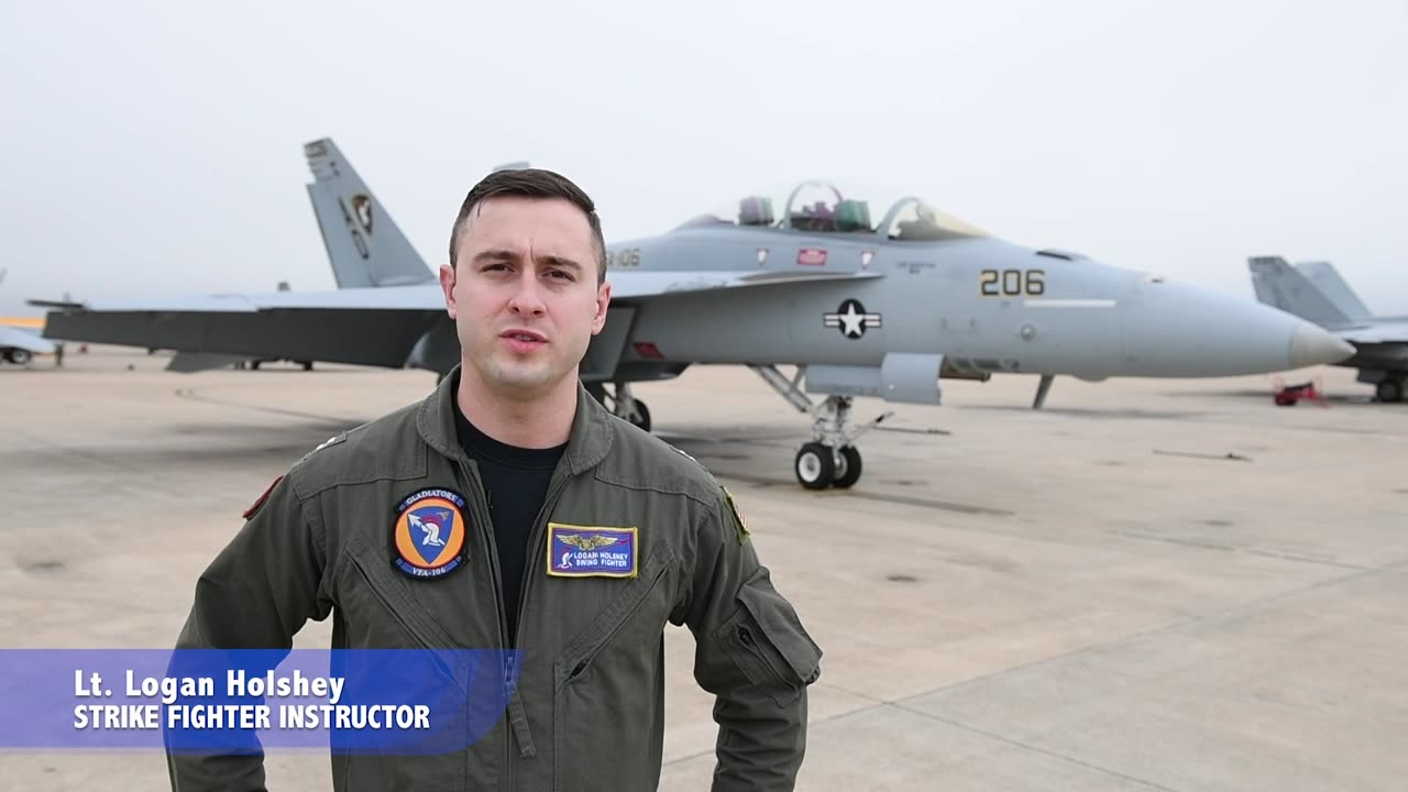 A virtual tour of an F-18 Super Hornet attached to Strike Fighter Squadron (VFA) 106.