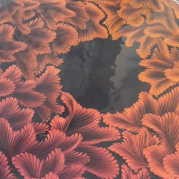 Creating an image using a ball thread