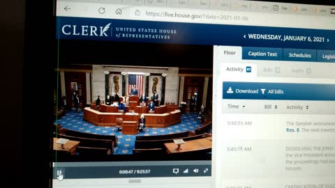 House Chambers Live Feed January 6