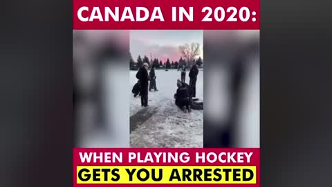 When playing hockey gets you arrested