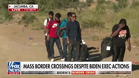 Bill Melugin_ Biden's executive order is having no impact on migrant surge Fox News