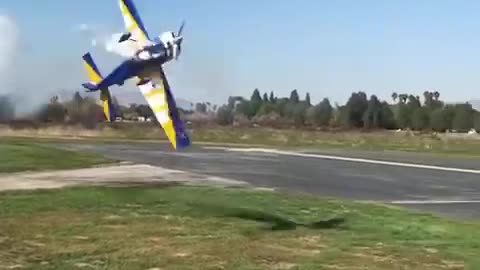 😱😱RC powerful plane stunt video