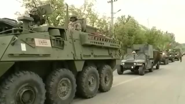 NATO CONVOY GOT STOPPED IN MOLDAVIA...