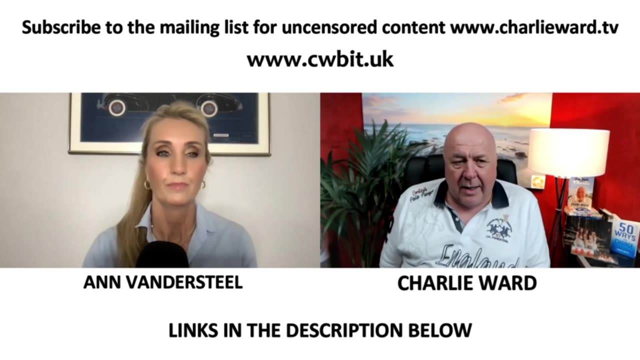 WORLD WIDE FAMINE, CRIMES AGAINST HUMANITY WITH ANN VANDERSTEEL & CHARLIE WARD