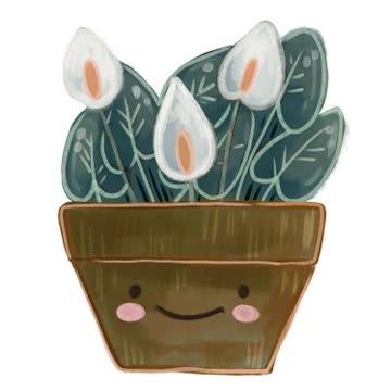 Cheerful flower pot - Spathiphyllum ;-)