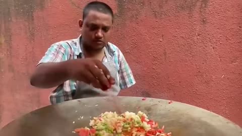 OneHand Pav Bhaji Making in India street