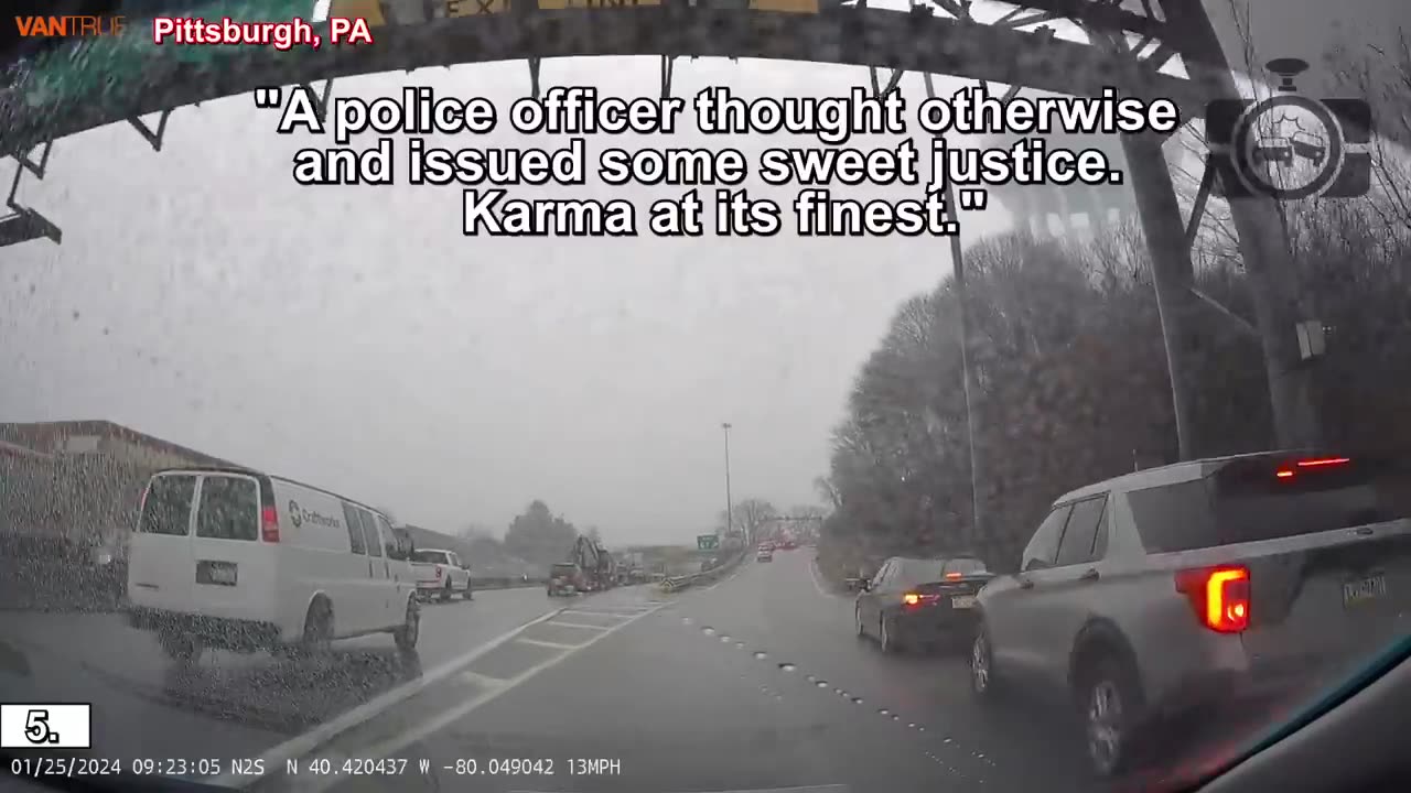 PICKUP TRUCK CRASHES INTO DRIVER THEN BRAKE CHECKS HIM