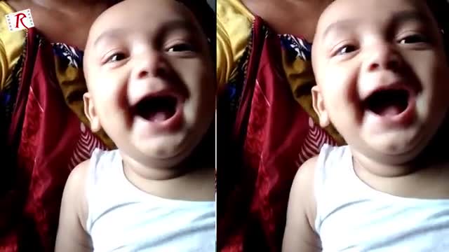 Laughing baby