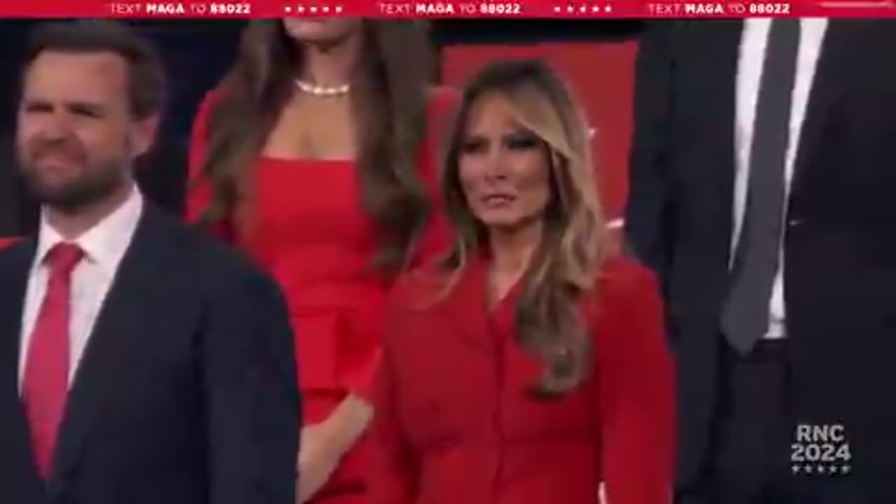 Melania Trump Makes Elegant Entrance Into RNC