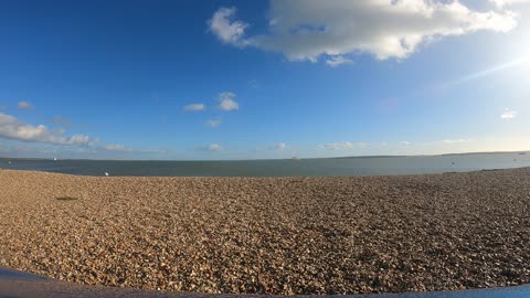 Time lapse at at Calshot beach. GoPro