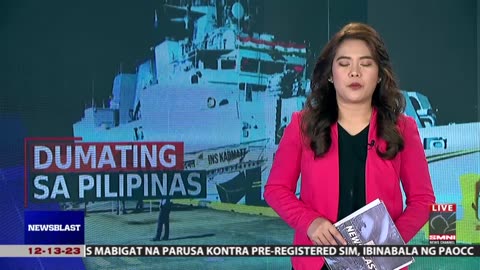 PANOORIN | Indian warship, dumating sa Pilipinas