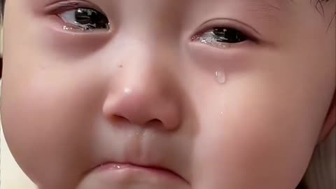 Cute baby crying ❤️😊