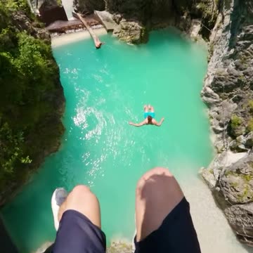 Would you jump? ☺️