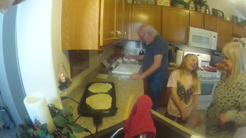 Zoey Making Lefse December 2024