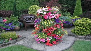 Best original flower beds for Homes cottages. Beautiful square Design.