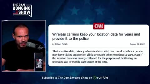 Dan Bongino Destroys the Fake News for their Hypocrisy on Cellular Location Data.