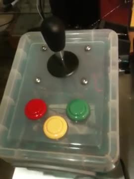 SNES Super Nintendo Arcade Controller Made with Parallel to Serial Shift Registers