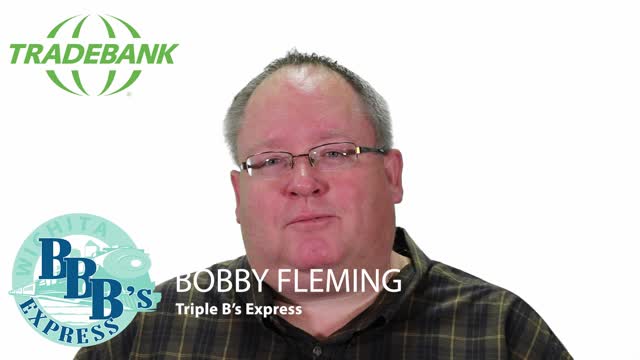 Tradebank Testimonial - Bobby Fleming, owner Triple B's Express