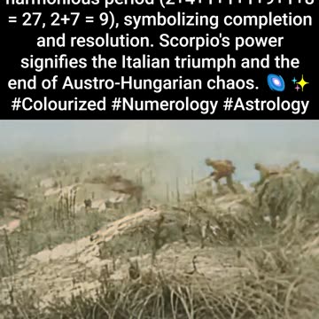 Celestial Triumph The Battle of Vittorio Veneto unfolds from October 24 to November 3, 1918