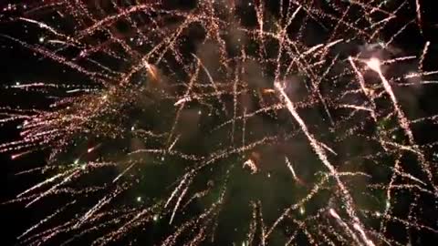 Very beautiful fireworks