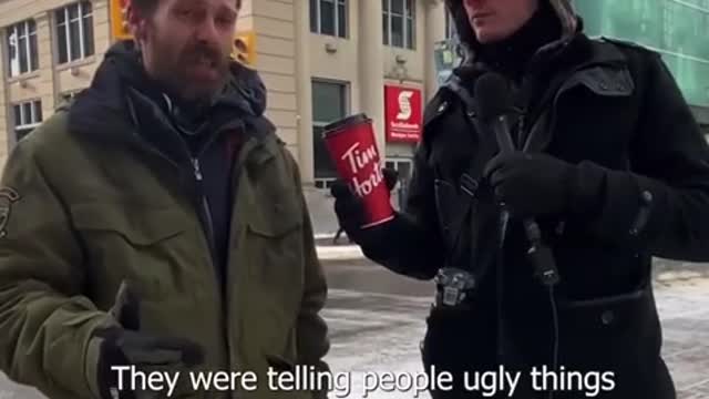 Freedom Convoy Protester in Ottawa Explains, The Discrimination and Segregation They face.