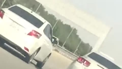 Road rage accident