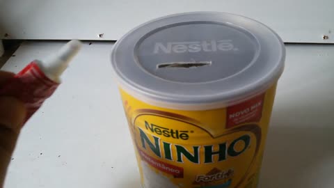 How to Make a Piggy Bank in 1 Minute Using a NINHO Milk Can