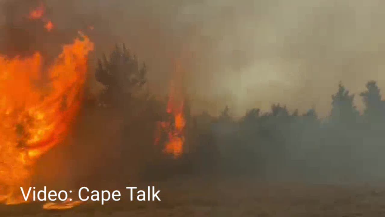 Update: N2 currently closed due to the fire, Cape Town