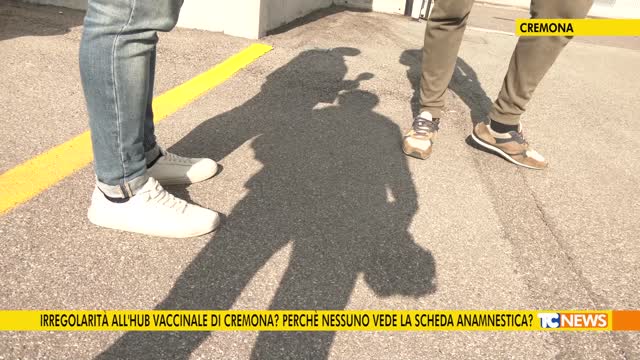 Irregolarità all'hub vaccinale di Cremona? Perchè nessuno vede la scheda anamnestica?