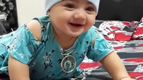 Cute baby smile