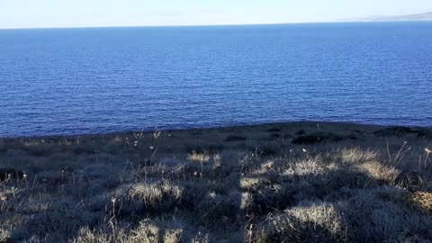 Fantastic view of the sea from the footpath