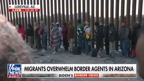 Illegal Immigrants OVERWHELM Arizona Border In SHOCKING Clip