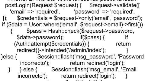 Laravel 7 custom login