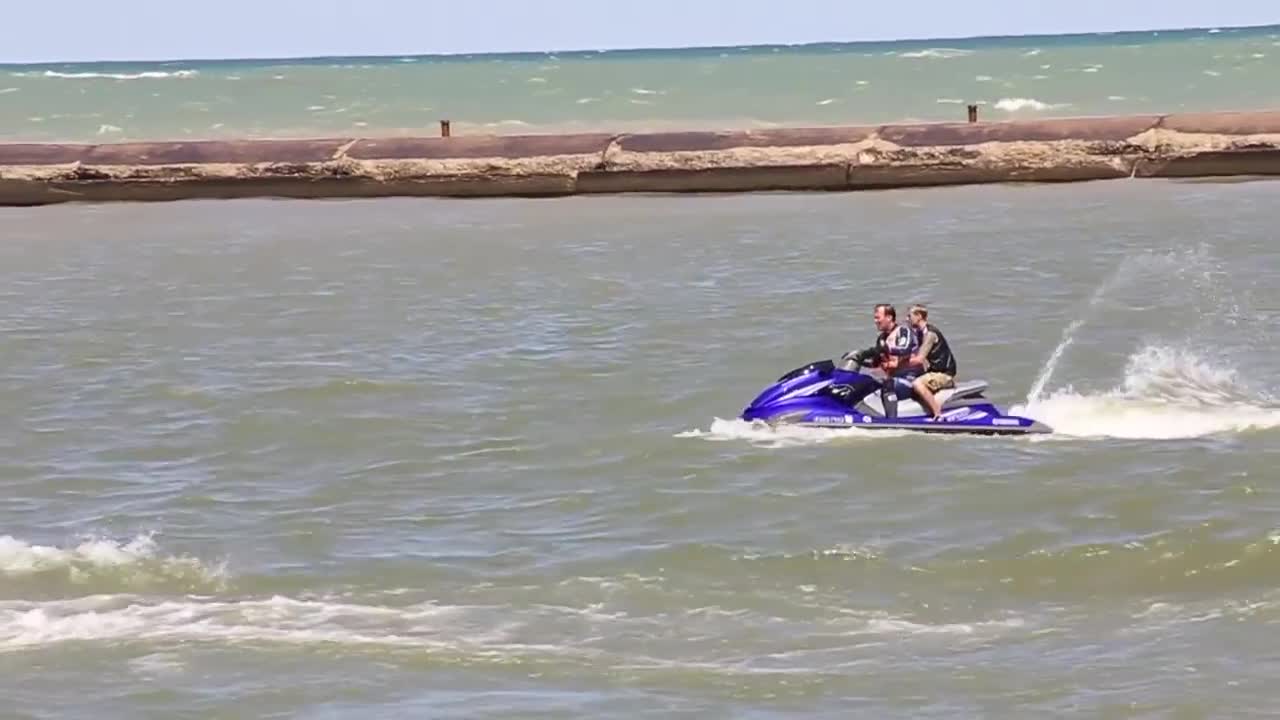 Young Man Swept Off Pier in Wisconsin