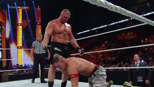 Really WWA.John Cena VS Brock Lesnar.Only for really mens