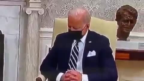 WATCH: Joe Biden appears to doze off in the middle of a meeting with Israeli