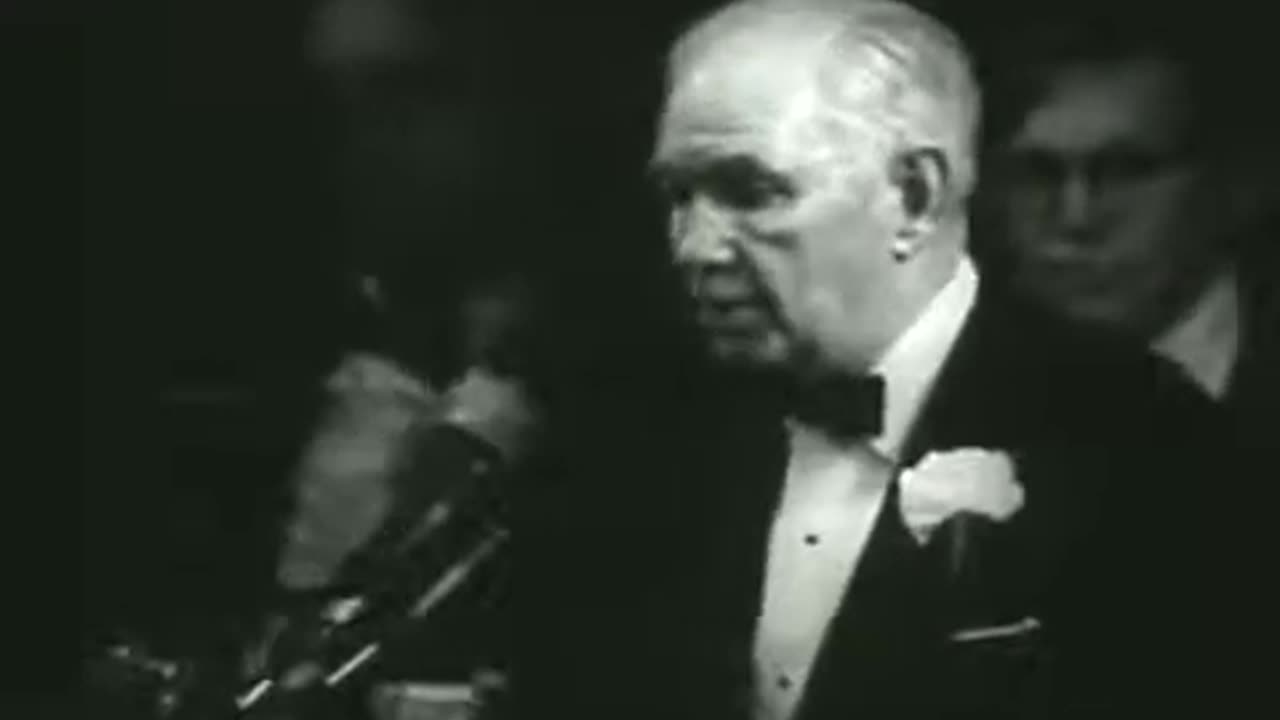 Prophetic 1958 Speech by Robert Welch Founder of John Birch Society